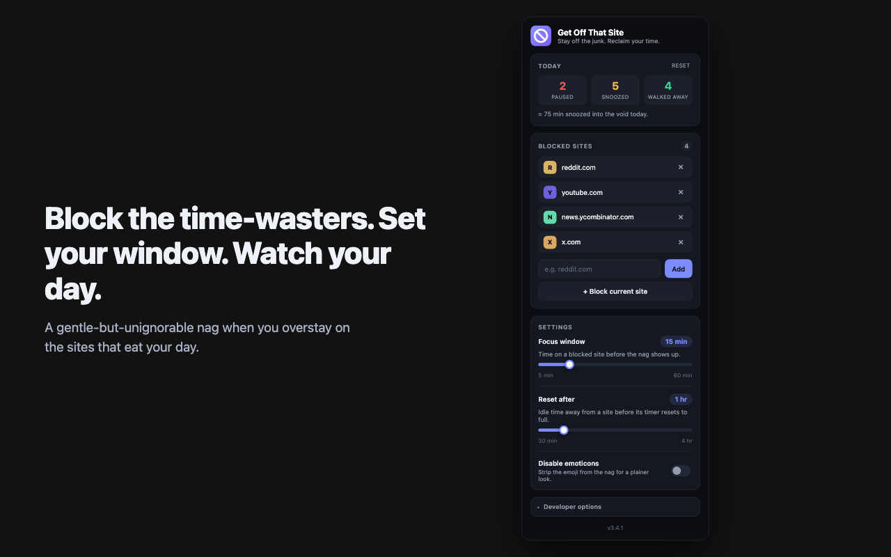 Get Off That Site screenshots thumbnail 2